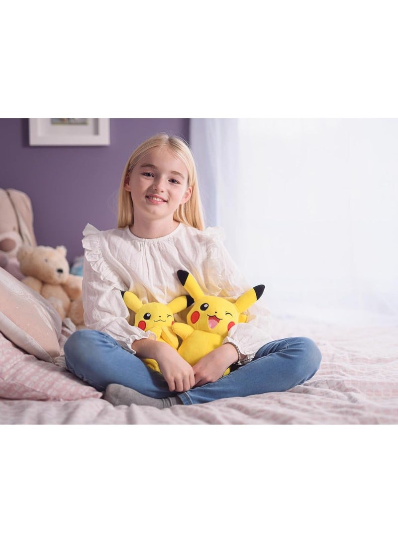 Pokemon Pikachu Plush Toy 12 Inch – Soft Yellow Stuffed Animal Doll with Embroidered Face & Hanging Loop | Cute Anime Cartoon Figure Pillow | Nintendo Character Birthday Eid Ramadan Gift for Boys Girls Kids 3+ - Image 4